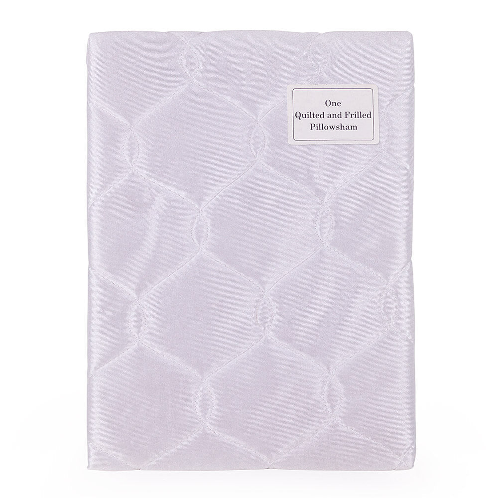Everyday Soft Quilted Pillowsham – 1 Pack (Made in UK)