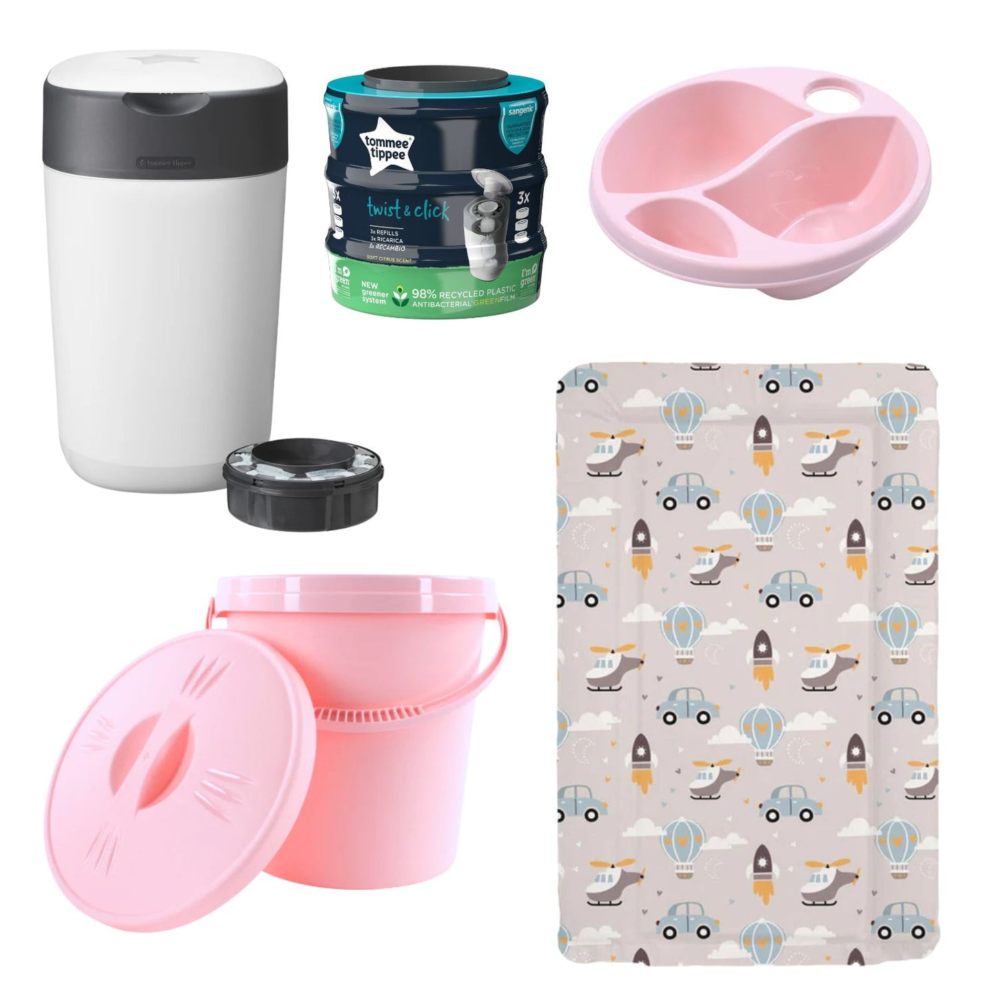 Baby Care Station Essentials Bundle