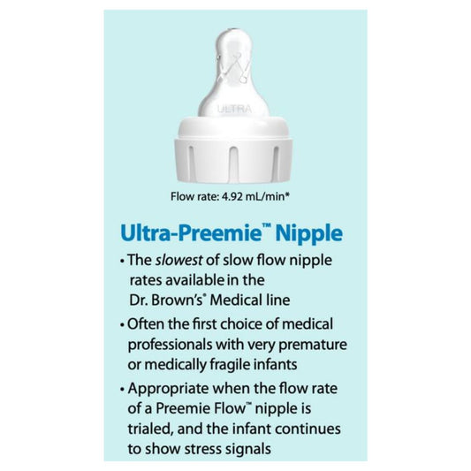 Dr Brown Ultra Preemie Narrow Teat