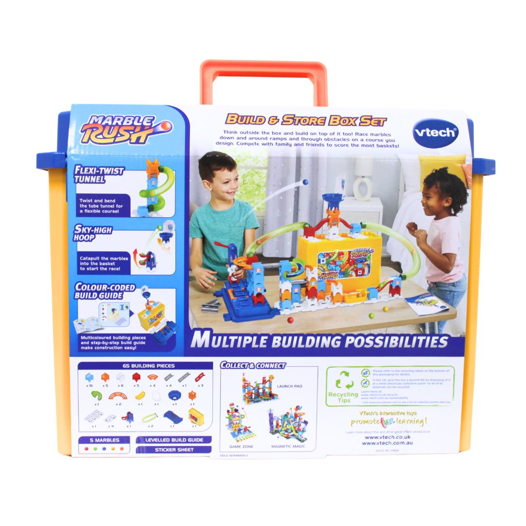 Vtech Marble Rush Build & Store Box Set
