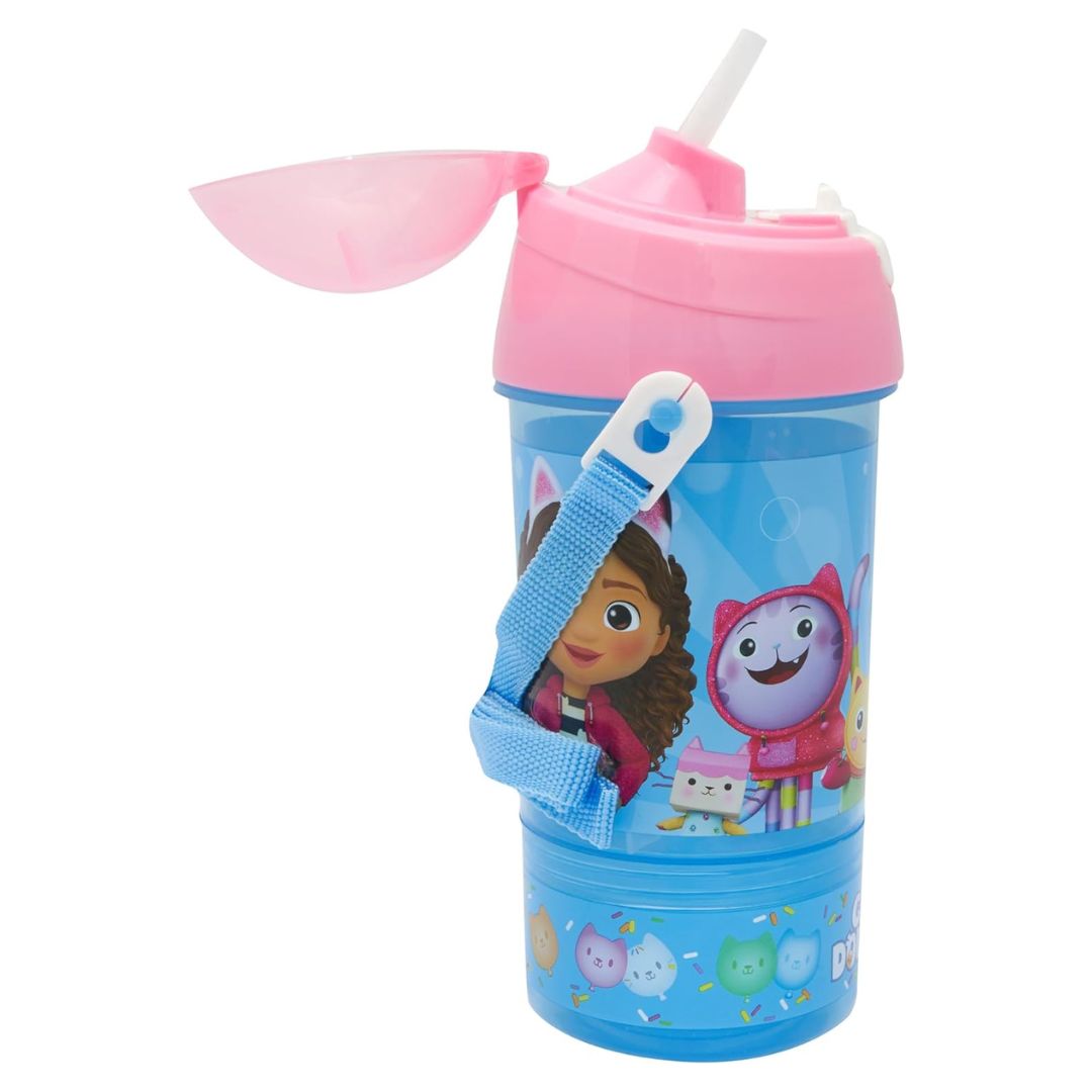 Gabby's Dollhouse Polar Gear, borsa termica per bambini, prodotto ufficiale di Polar Gear, in poliestere 600D, riutilizzabile, per scuola, asilo, snack, picnic, colore blu Gabby's Dollhouse Polar Gear, borsa termica per bambini, prodotto ufficiale di Polar Gear, in poliestere 600D, riutilizzabile, per scuola, asilo, snack, picnic, colore blu