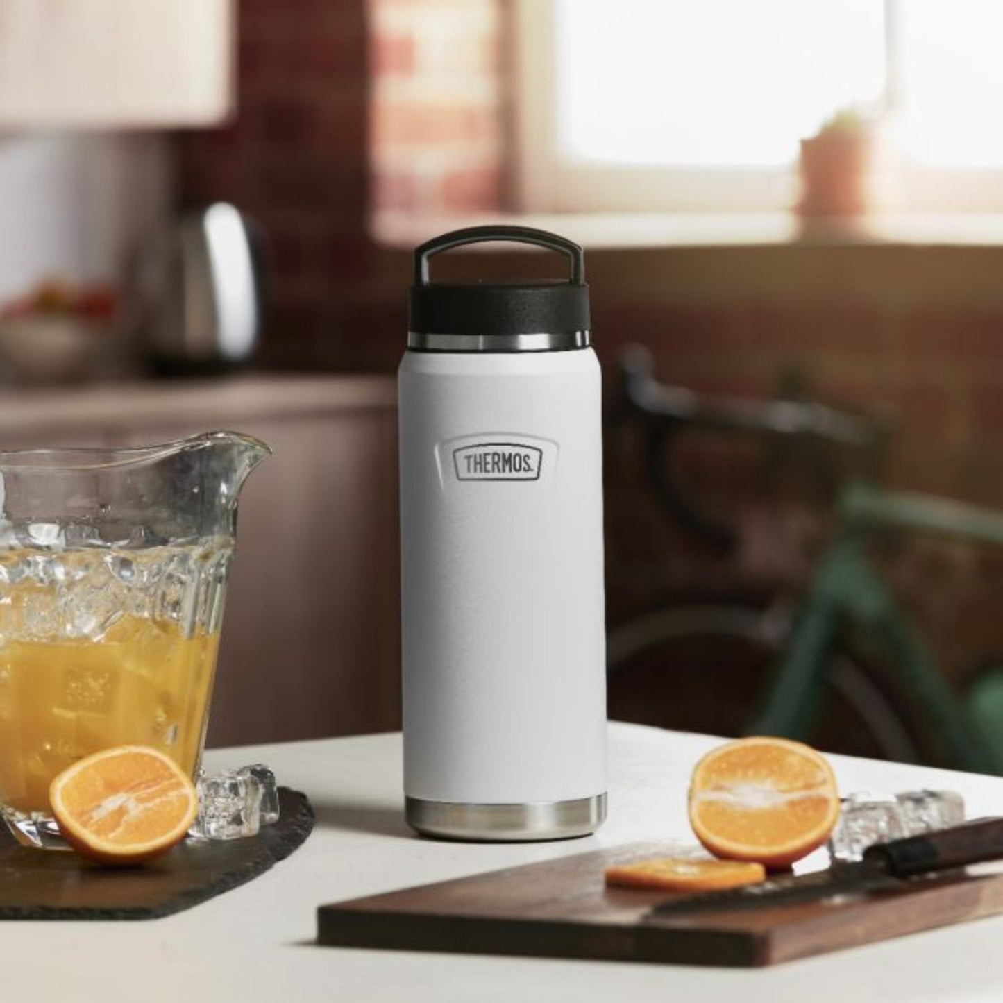 Thermos Icon Series Dual Use Bottle Stainless Steel 1.2L