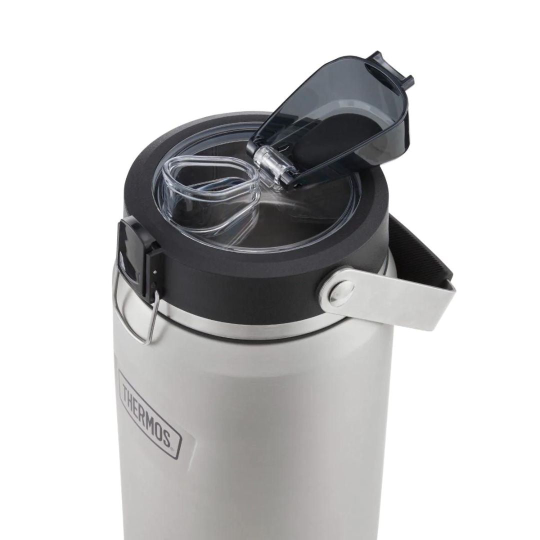 Thermos Icon Series Dual Use Bottle + Spout Stainless Steel 1.9L