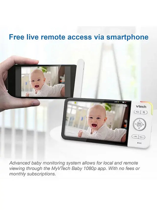 RM5764HD 5inch Smart Wi-Fi 1080p Video Baby Monitor