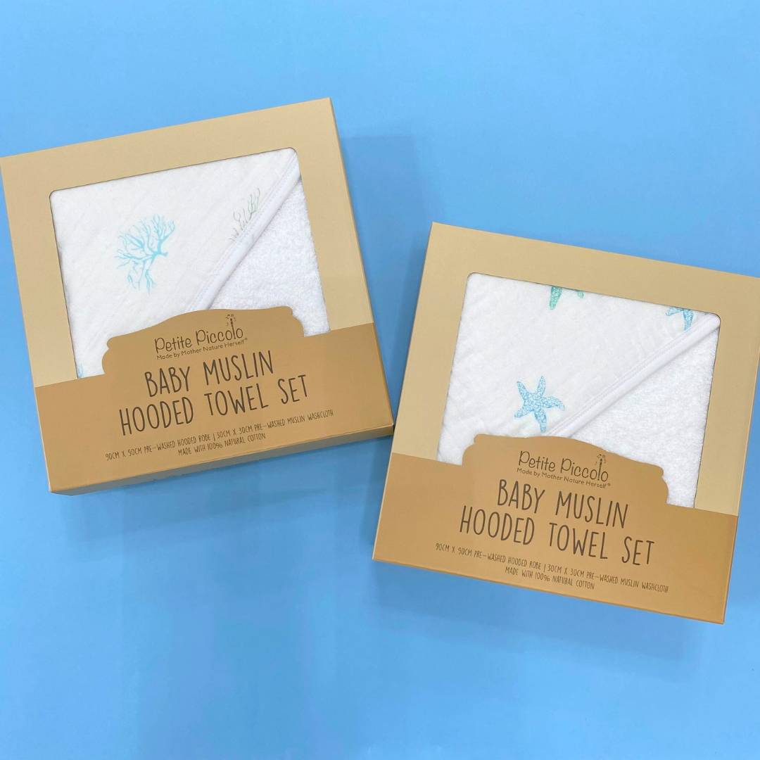 Hooded Towel & Washcloth Set