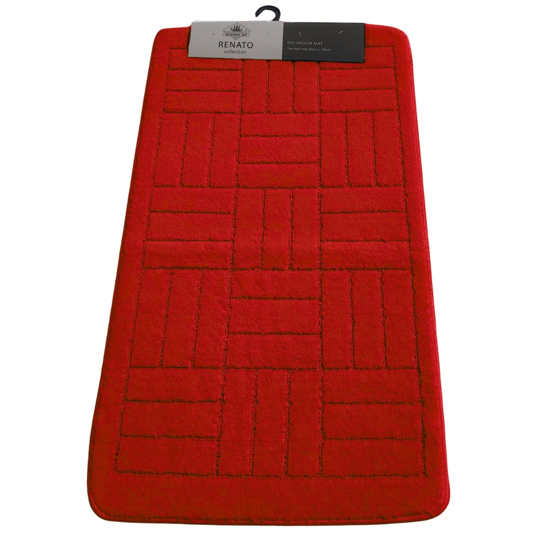 Westward Ho! Renato 1 Piece Large Bath Mat – Soft 100% Polypropylene 60 x 100 cm