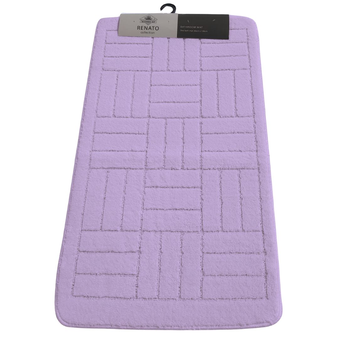 Westward Ho! Renato 1 Piece Large Bath Mat – Soft 100% Polypropylene 60 x 100 cm