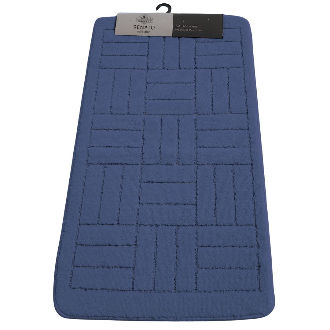 Westward Ho! Renato 1 Piece Large Bath Mat – Soft 100% Polypropylene 60 x 100 cm