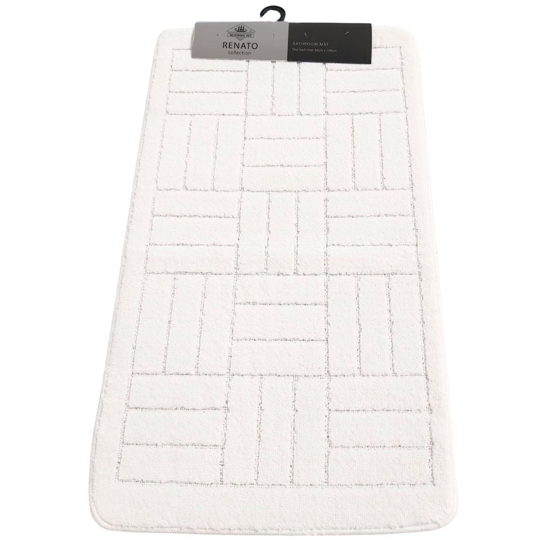 Westward Ho! Renato 1 Piece Large Bath Mat – Soft 100% Polypropylene 60 x 100 cm