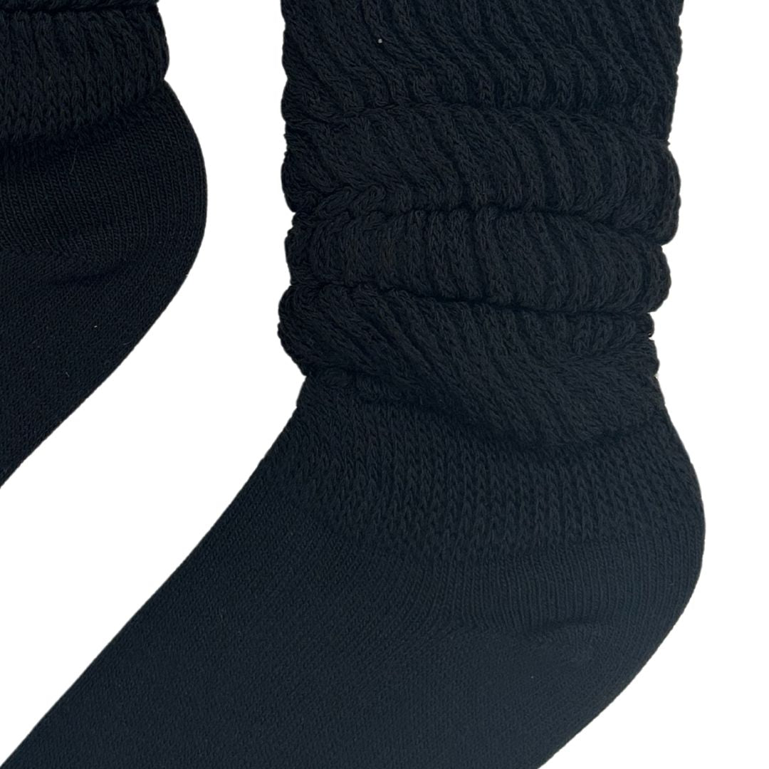 Go West Ladies Luxury Fashion Socks – 1 Pair, Black, Size 4-7 (UK) / 35-42 (EUR)