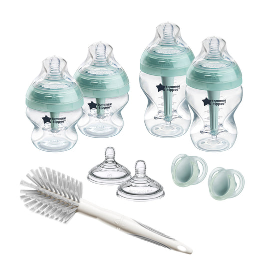 Tommee Tippee Advanced Anti-Colic Newborn Starter Set – Scientifically Designed to Reduce Gas, Fussiness & Discomfort – BPA-Free, Leakproof, Self-Sterilising Bottles