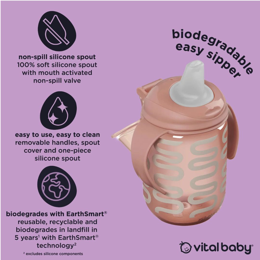 Vital Baby Hydrate Easy Sipper 350ml 2 Pack Mixed