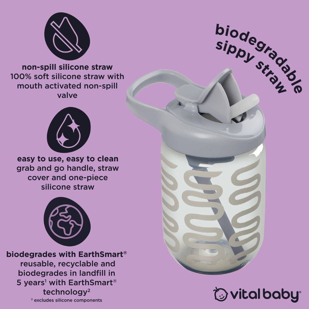 Vital Baby Hydrate Sippy Straw 350ml