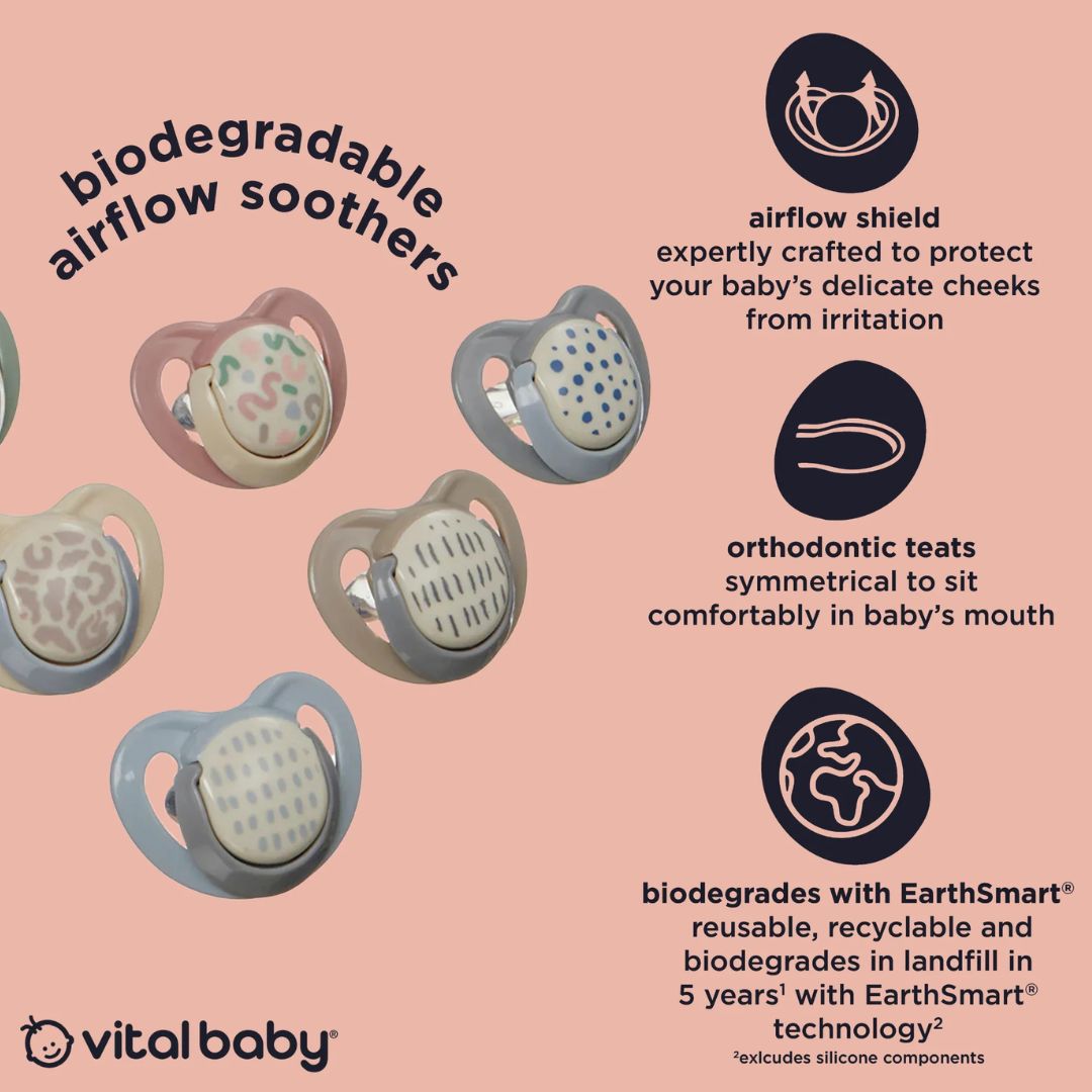 Vital Baby Soothe Airflow Soothers