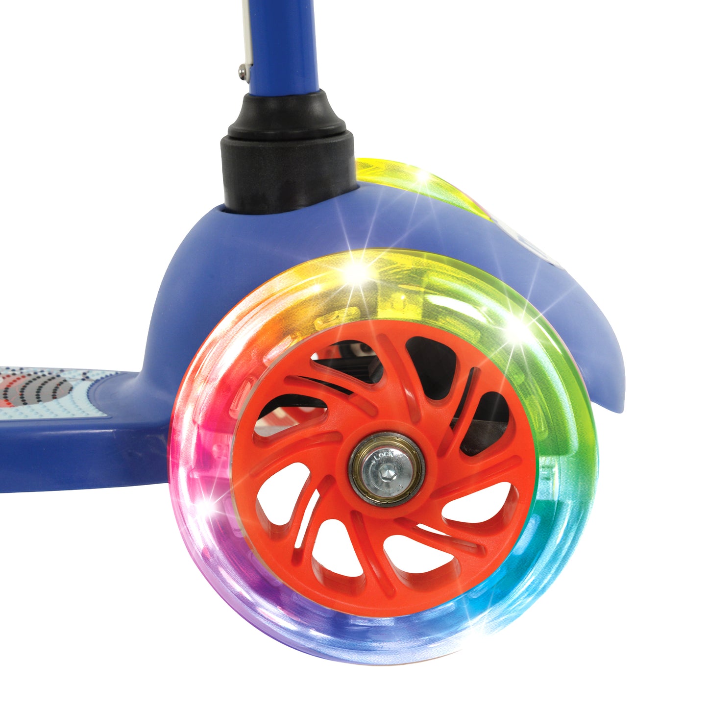 Spidey and His Amazing Friends Tilt and Glo Scooter with Light Up Wheels