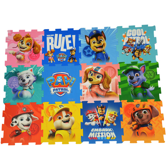 Paw Patrol 12 piece EVA Play Mat