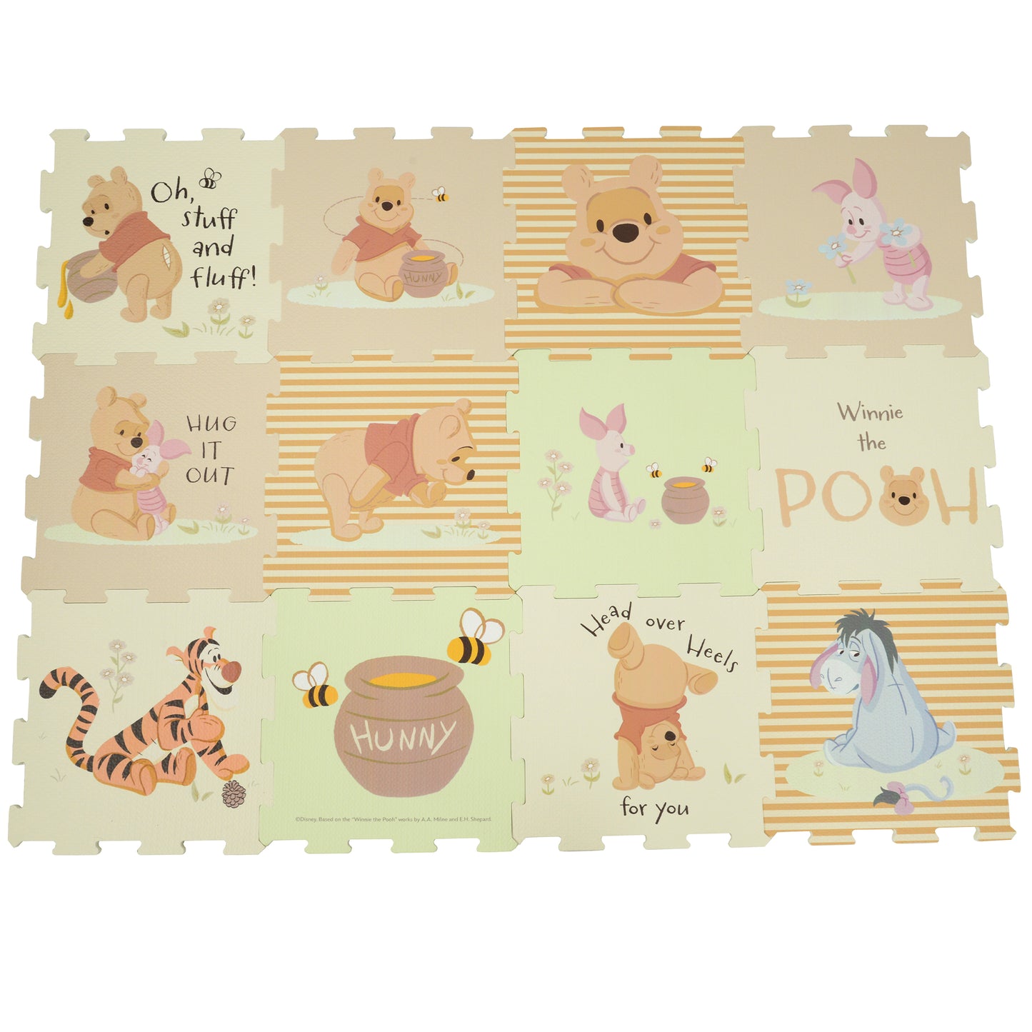 Winnie The Pooh 12 Piece Play Mat