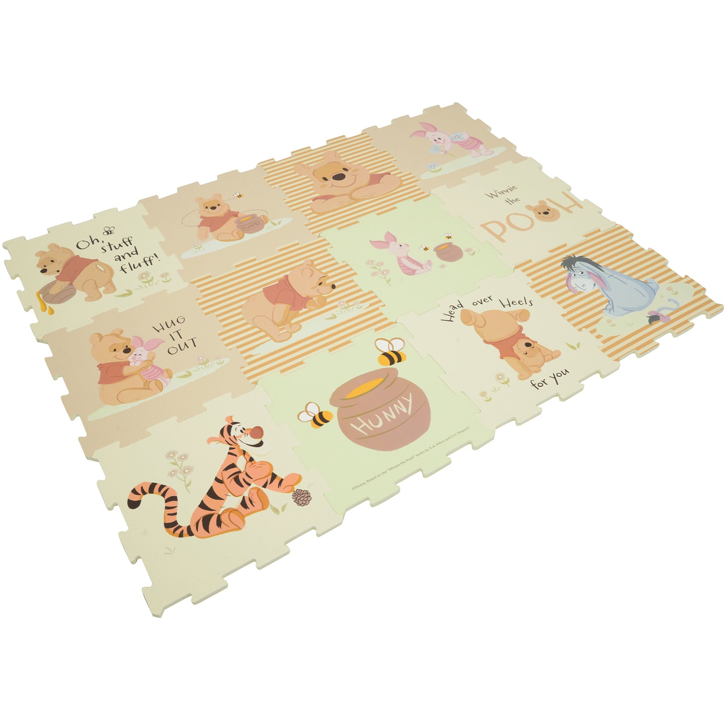 Winnie The Pooh 12 Piece Play Mat