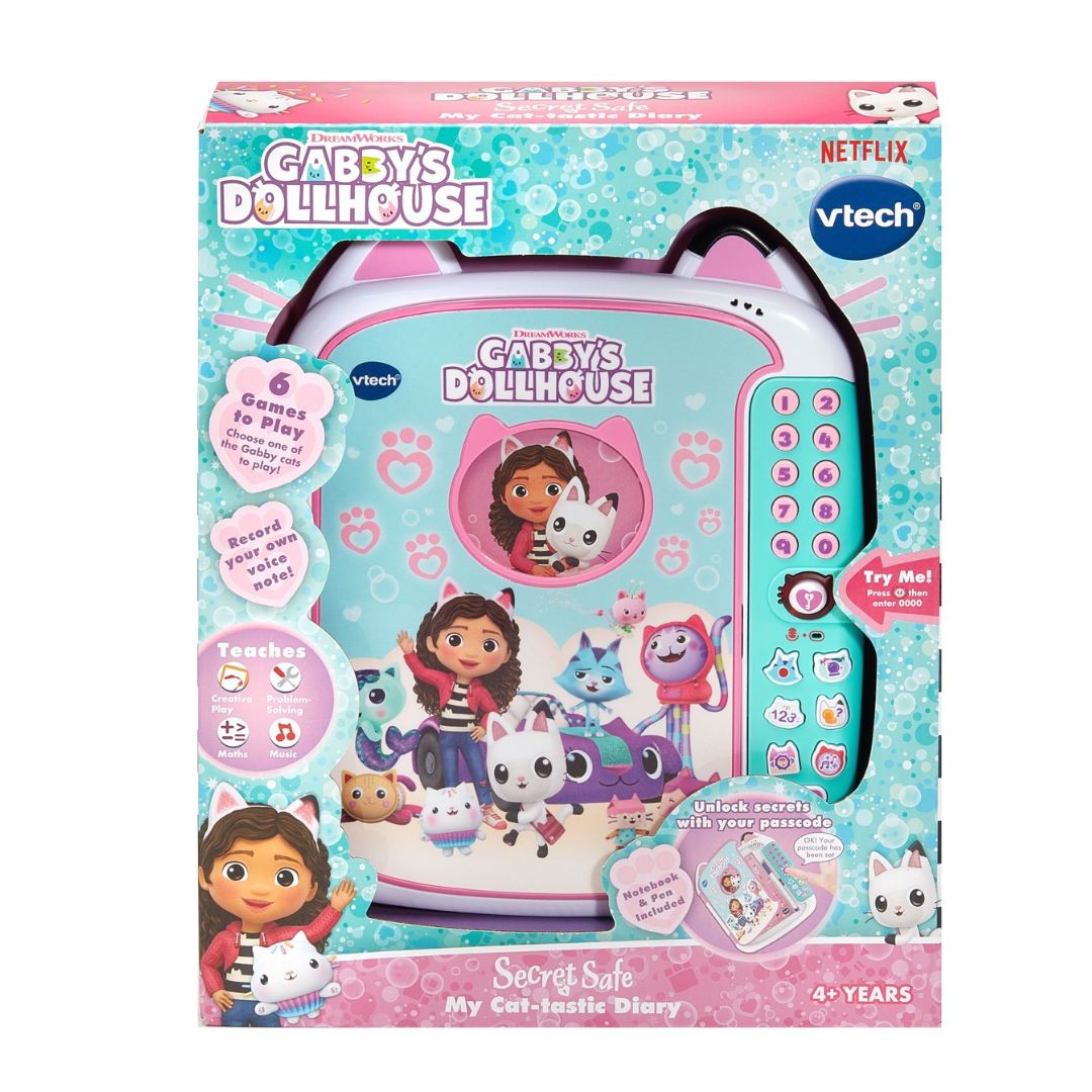 VTech Gabby's Dollhouse: Secret Safe My Cat-tastic Diary