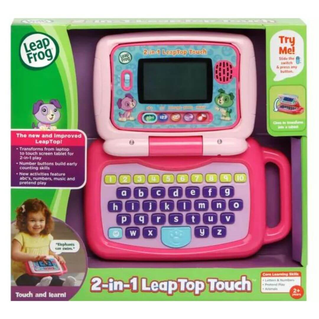 Leapfrog 2-in-1 LeapTop Touch Laptop Pink