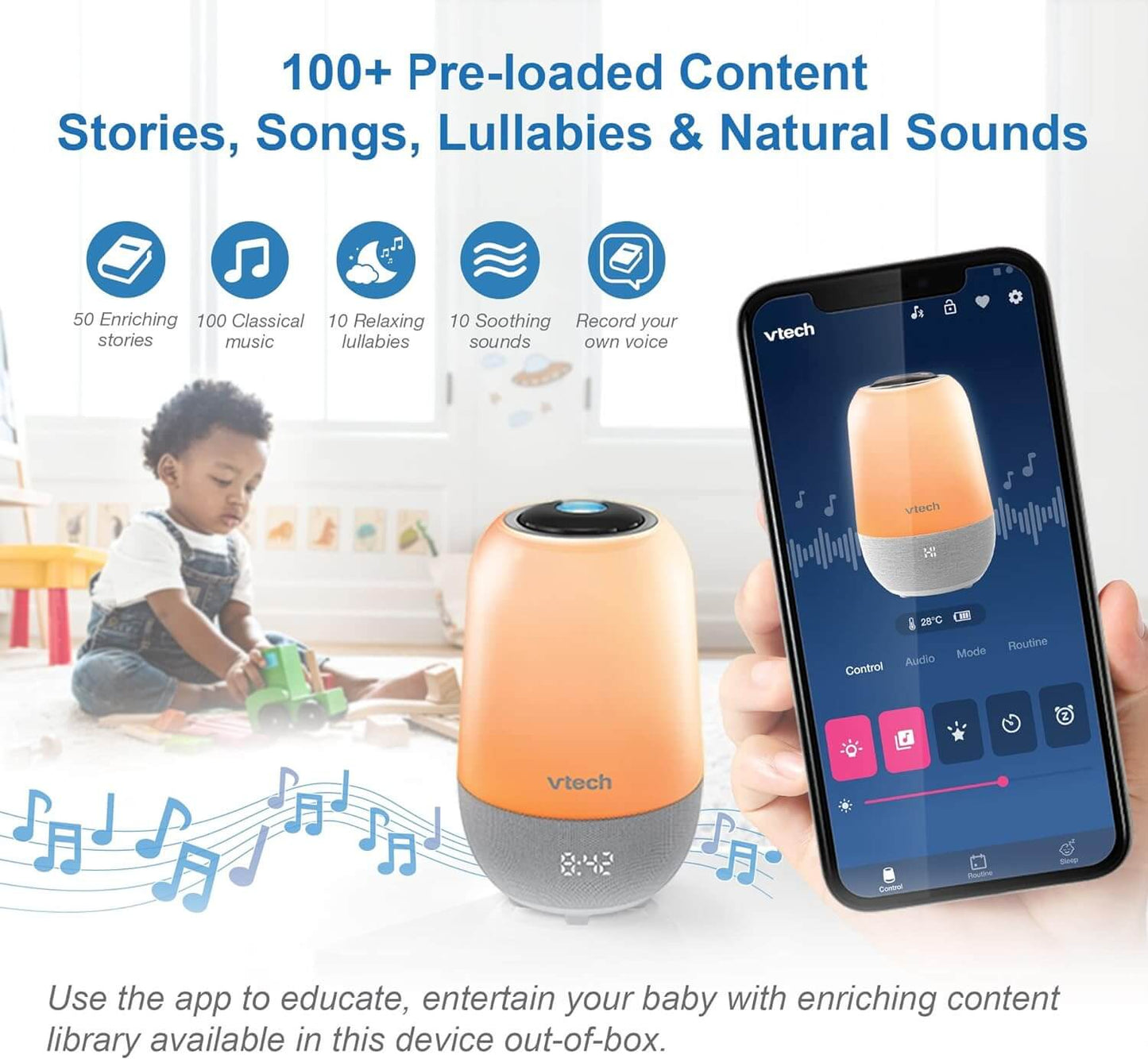 BC8313 V-Hush Pro Soothing Sleep Trainer