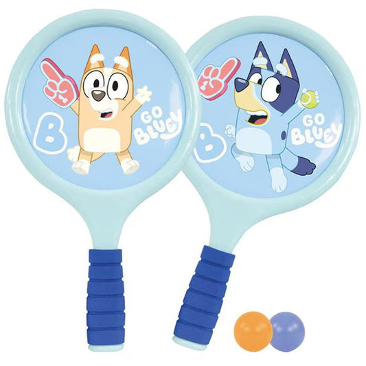 Bluey 4in1 Bumper Box Garden Games Includes Bat and Ball, Scatch, Sticky Target Shot, Pop and Catch