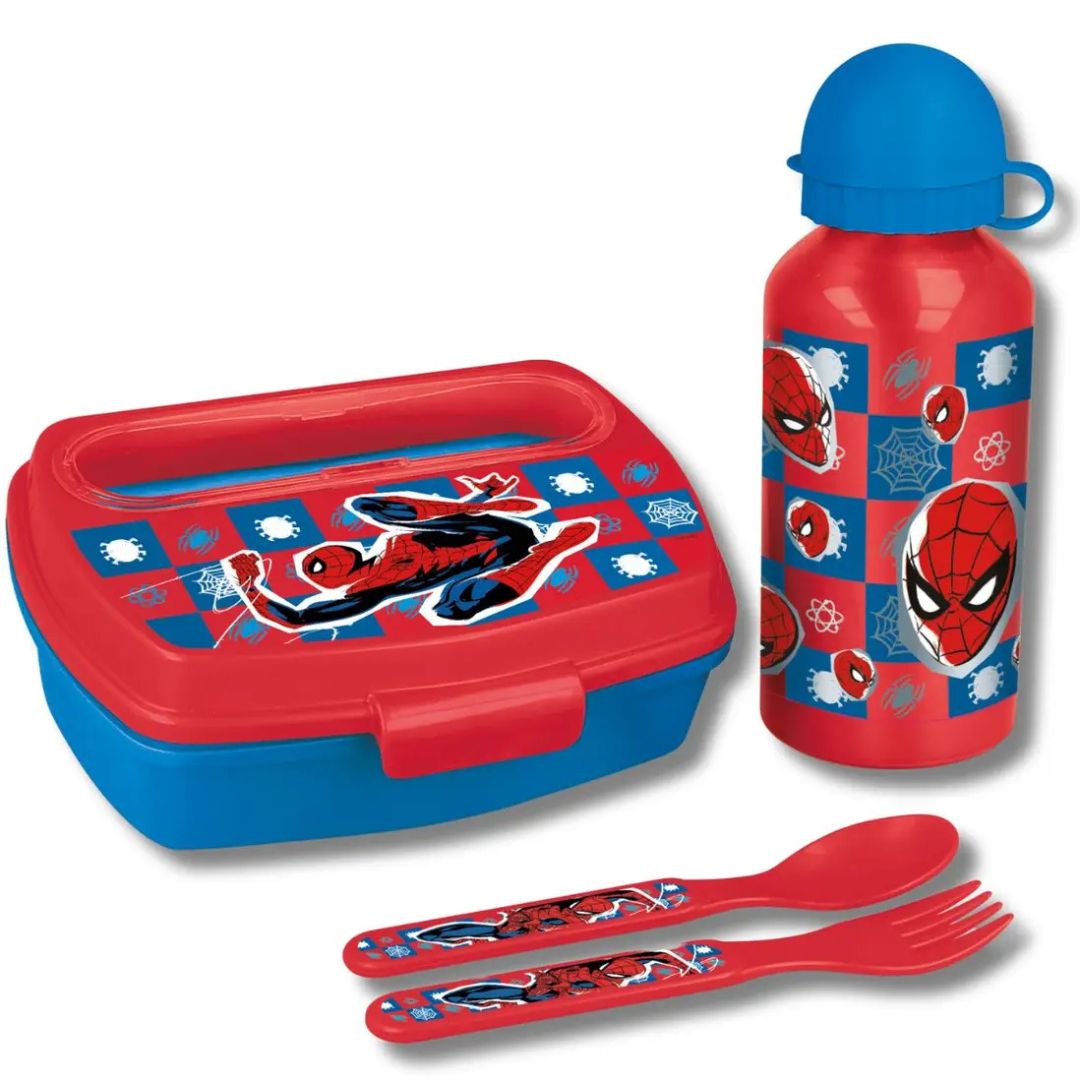 Stor Spiderman Midnight Flyer 4 Piece Back To School Set