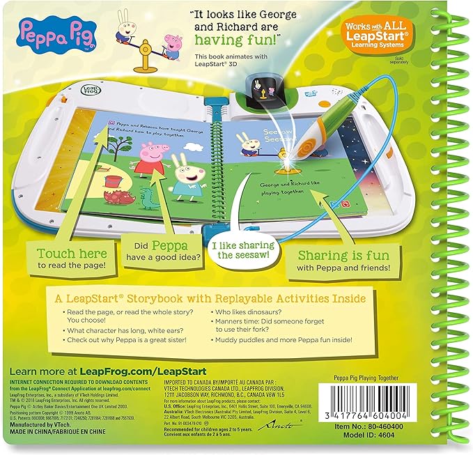 Leapfrog Nursery: Peppa Pig Story Book ( 3D Enhanced)
