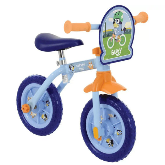 Bluey 2-in-1 10" Training Bike and Helmet Bundle