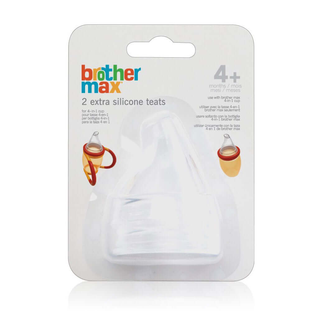 2 Silicone Teats for 4in1 Cup