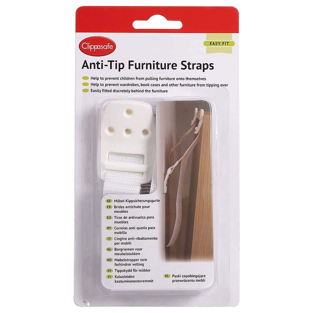 Anti-Tip Furniture Straps