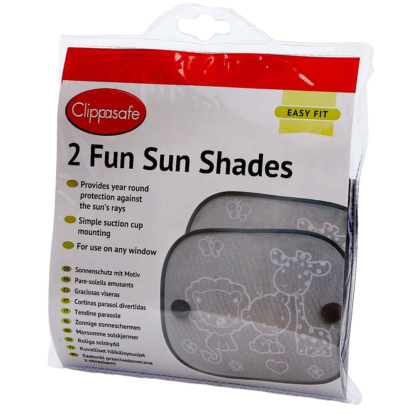 Fun Sun Screens (2 Pack) - Safari Print