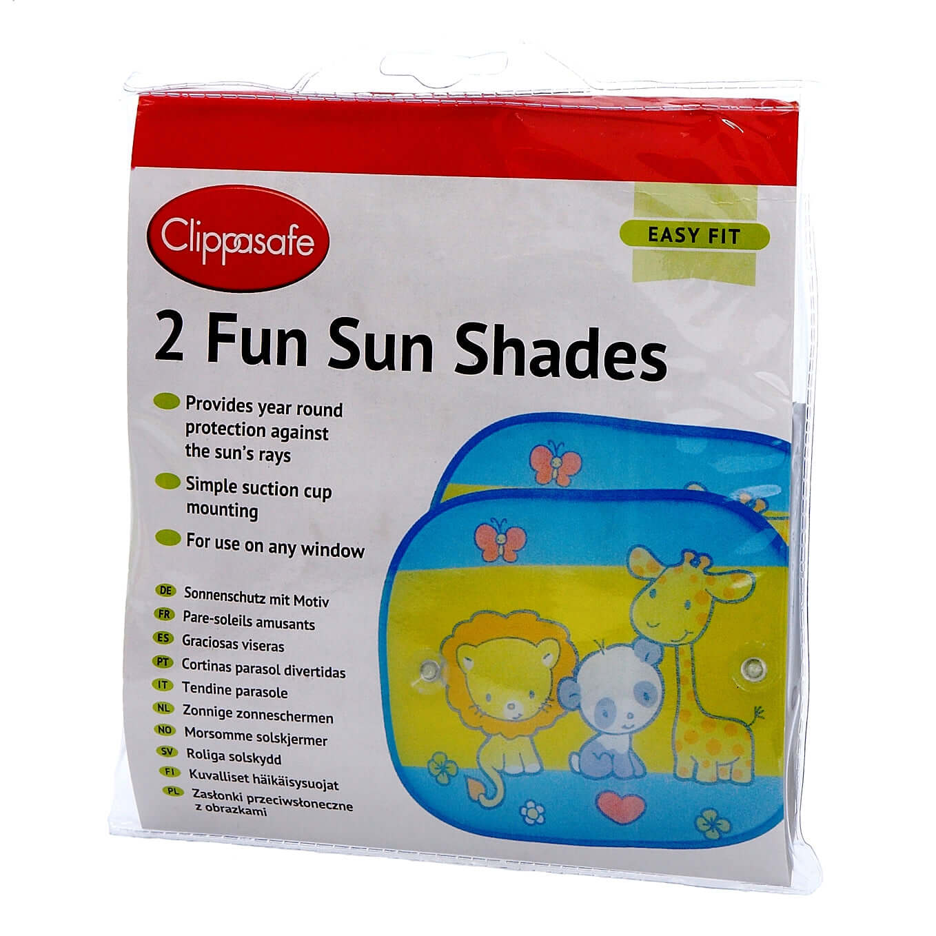 Fun Sun Screens (2 Pack) - Safari Print
