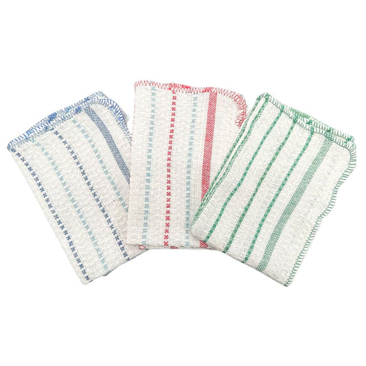 Westward Ho! 100% Cotton Soft & Absorbent Dish Cloths – 3 Pack, 38cm  x 38cm, Multi-Purpose Cleaning Cloths for Home, Kitchen & Professional Use, Highly Durable & Quick Drying