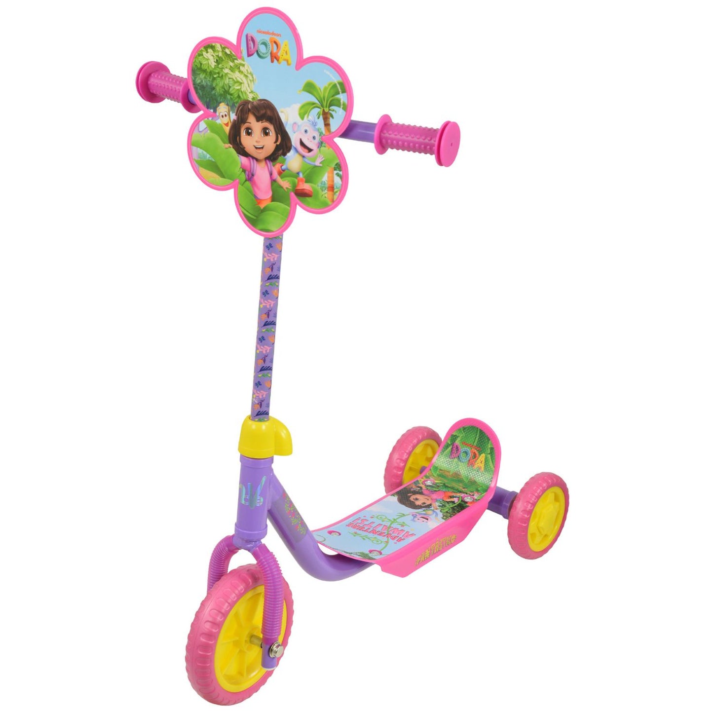 Dora Deluxe Tri Scooter and Helmet Bundle