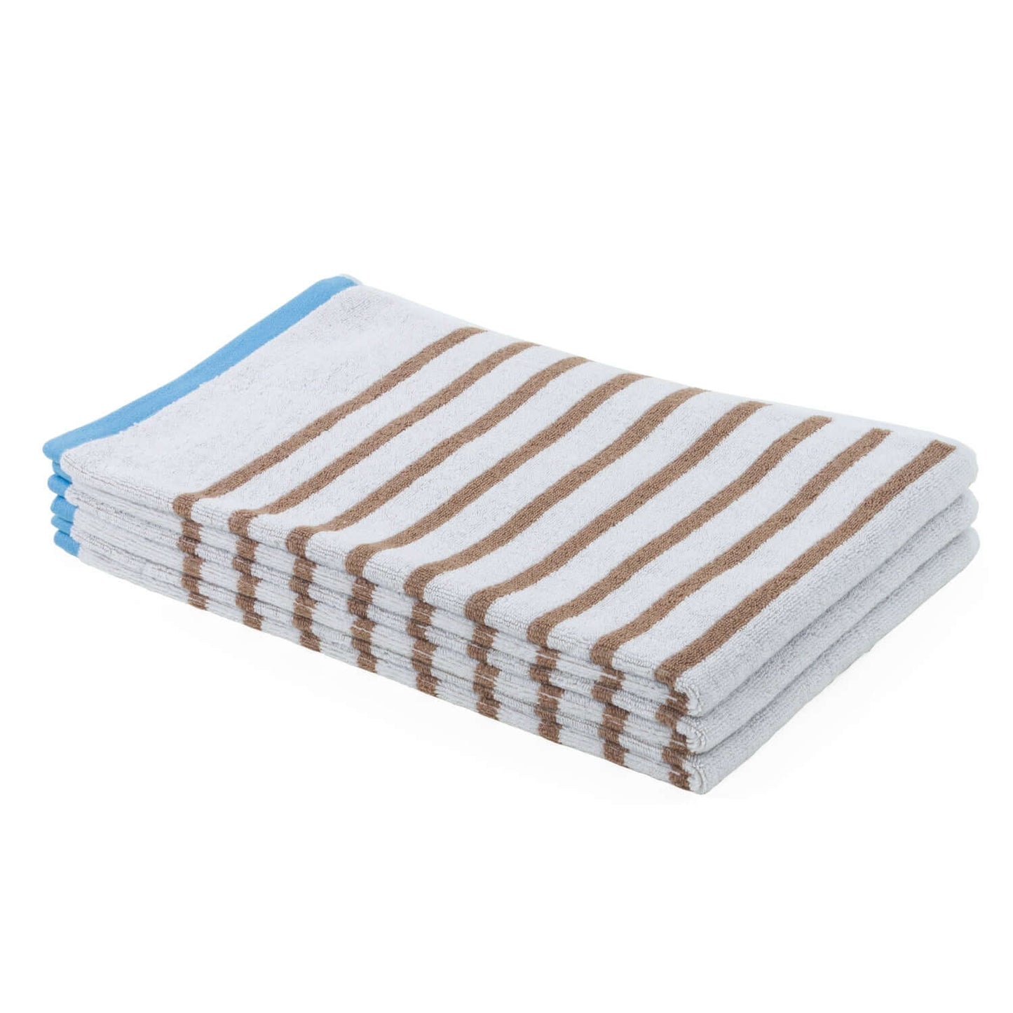Linear Combed Cotton Bath Towels – Ultra-Soft & Highly Absorbent | 100% Cotton Jacquard, 500GSM (2 Pack)