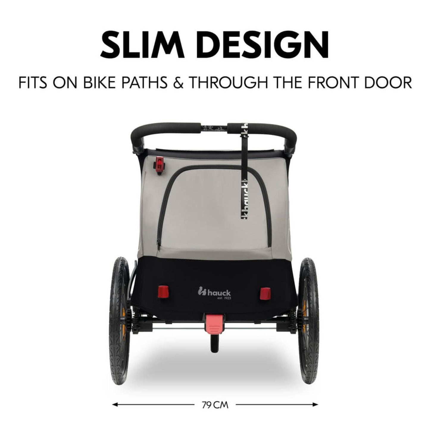 Dryk Duo Plus Bike Trailer & Buggy Black