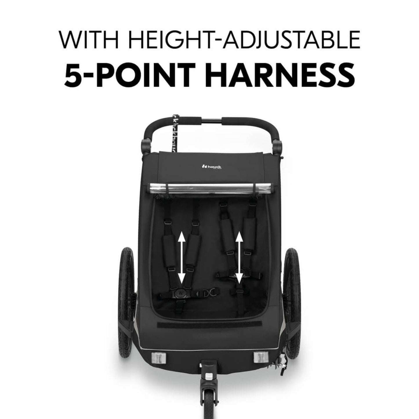 Dryk Duo Plus Bike Trailer & Buggy Black