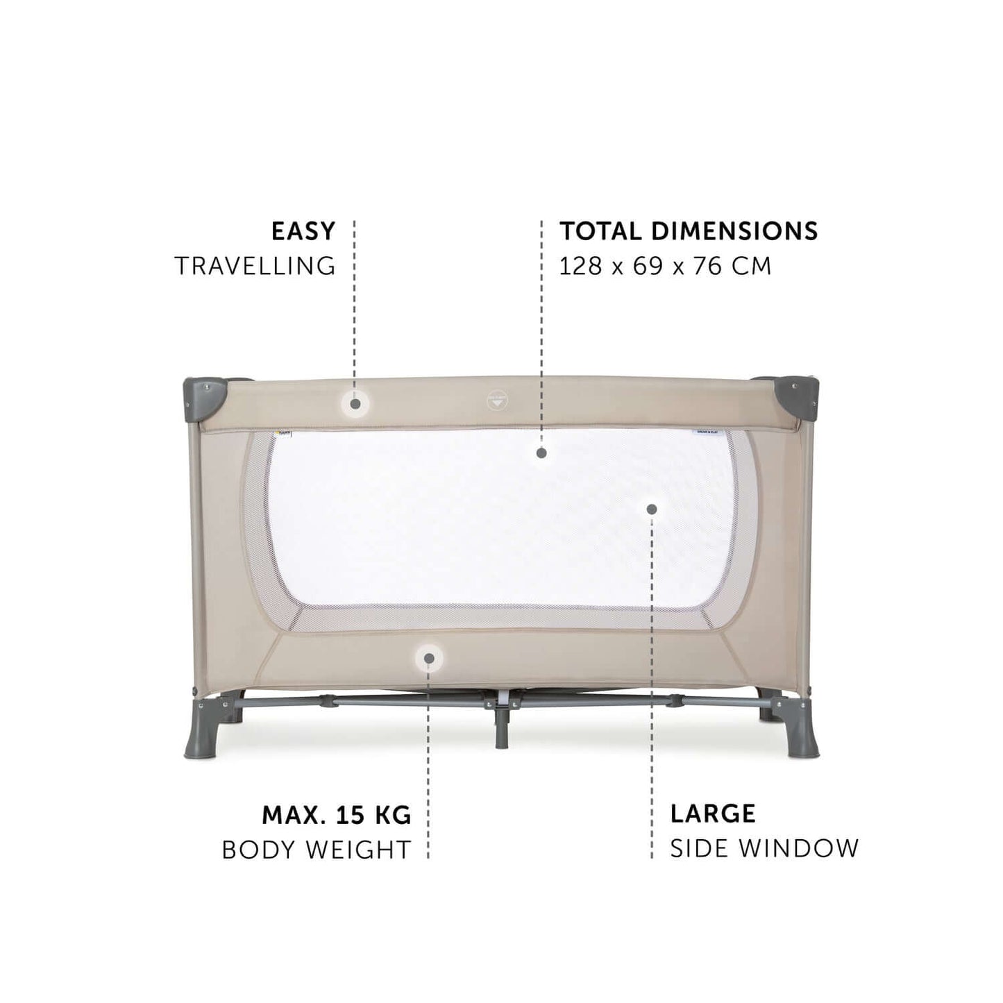 Dream 'N' Play Travel Cot