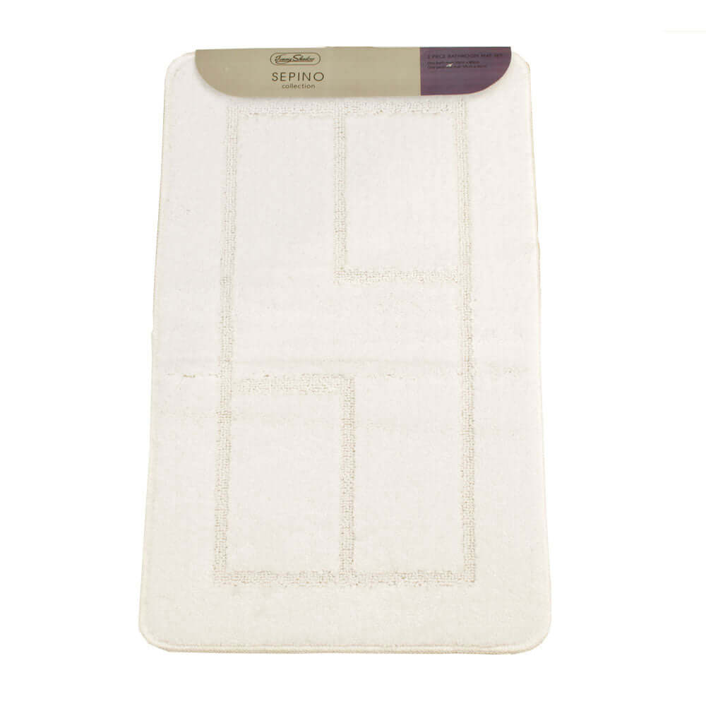 Sepino Collection 2 Piece Bath Mat Set
