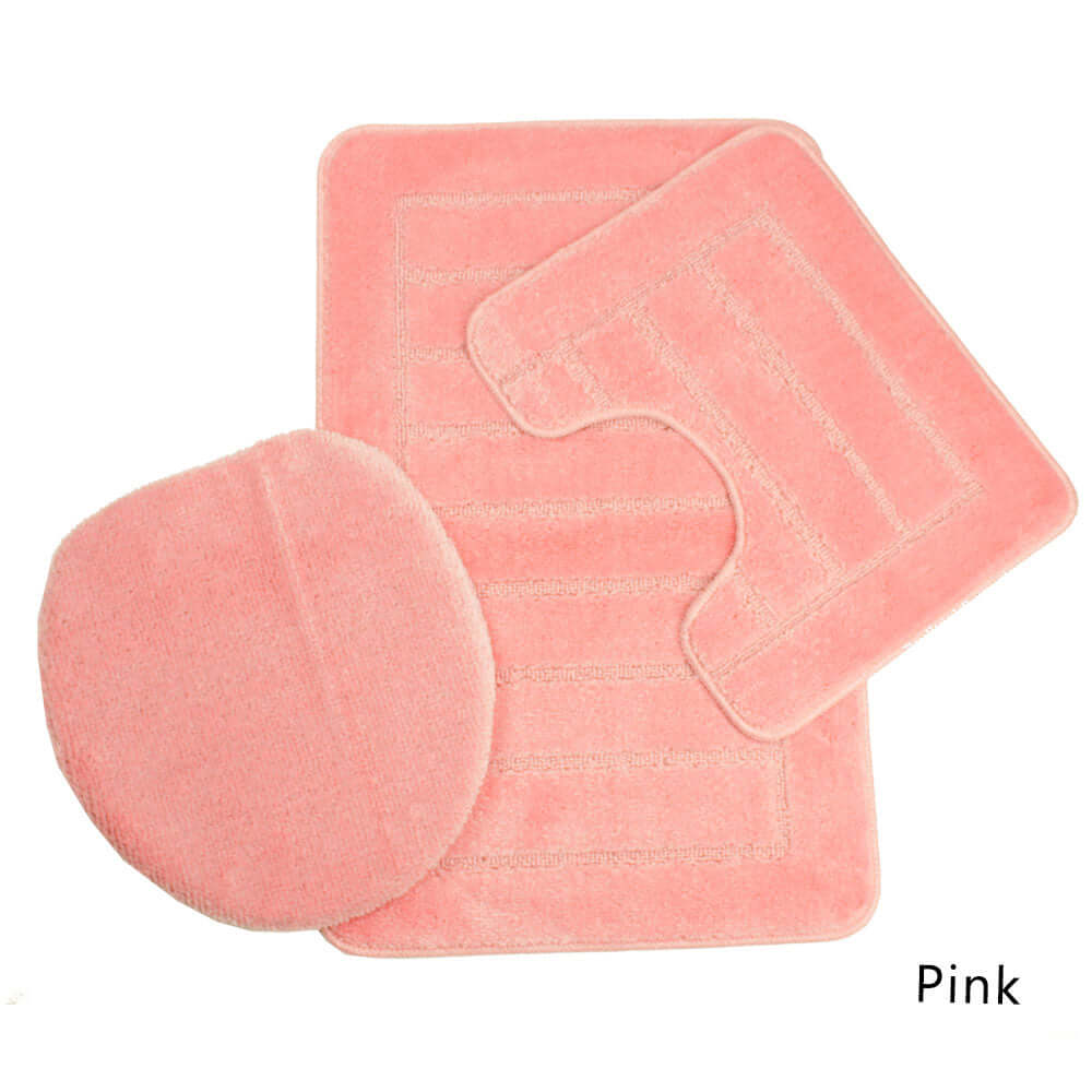 Sorrento Collection 3 Piece Bath Mat Set