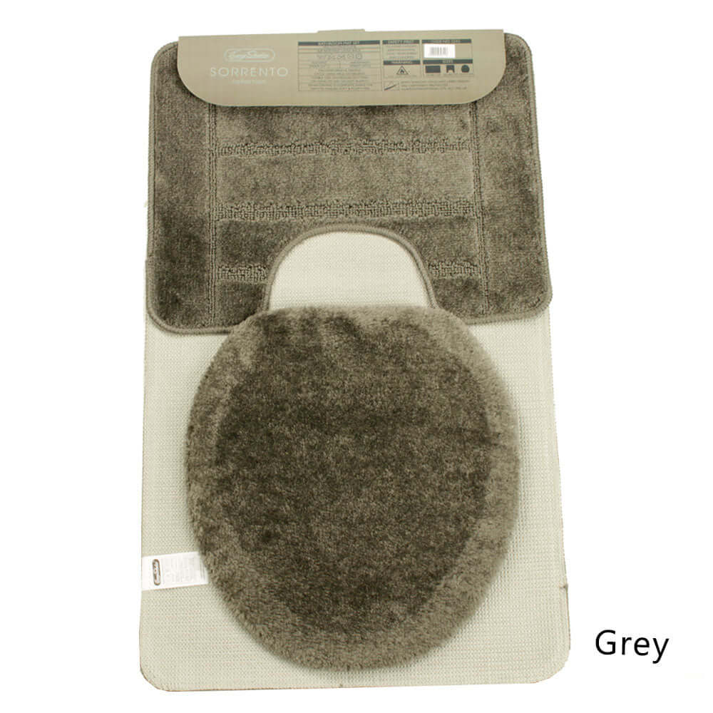 Sorrento Collection 3 Piece Bath Mat Set