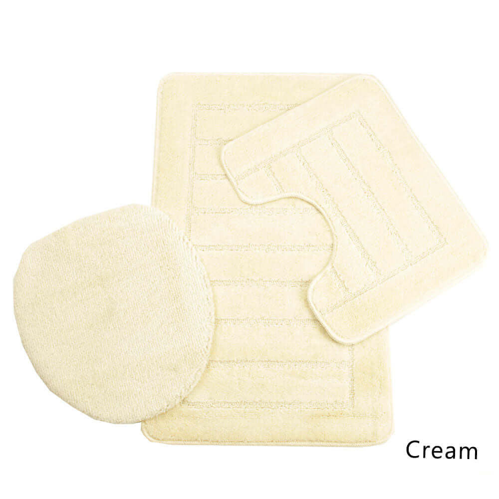 Sorrento Collection 3 Piece Bath Mat Set