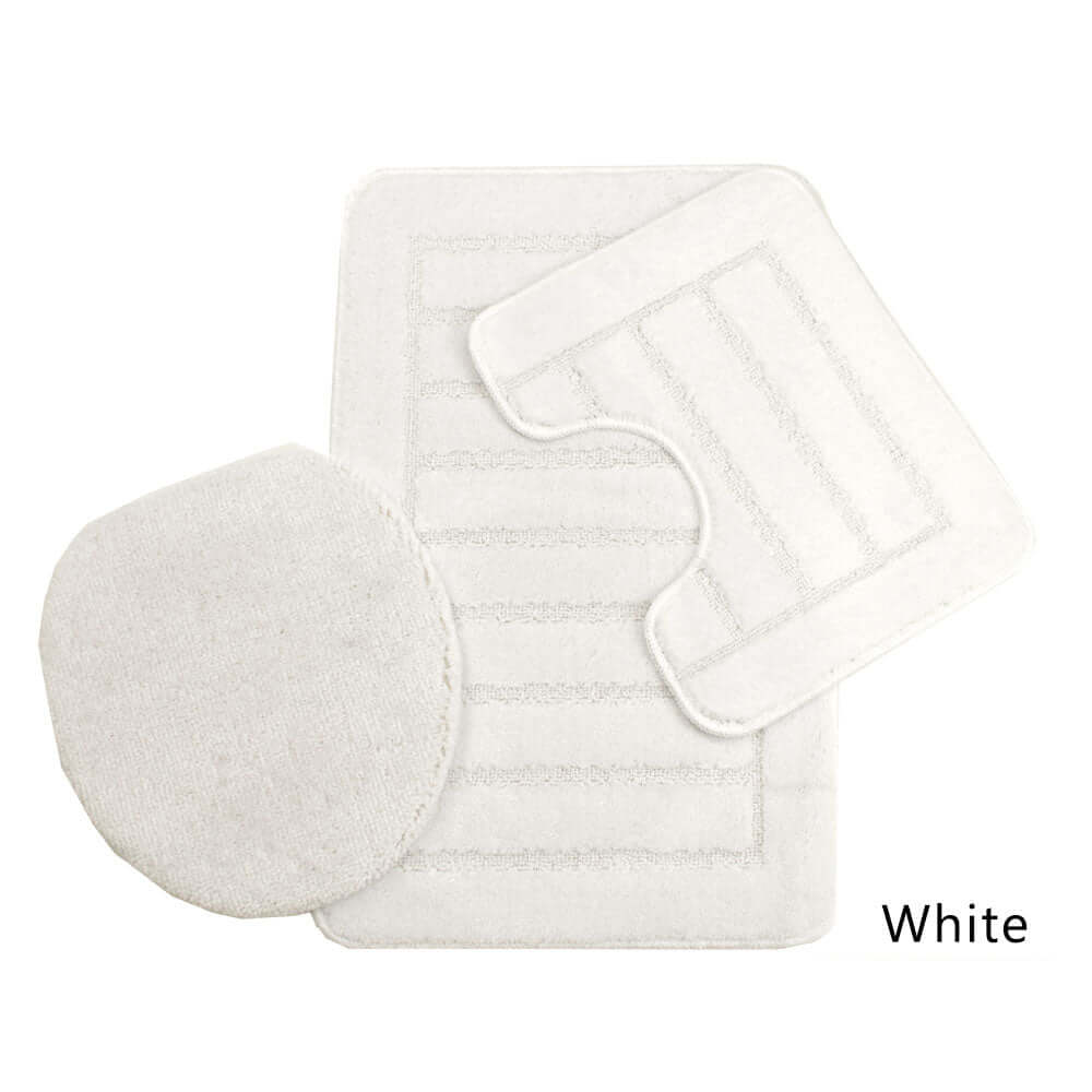 Sorrento Collection 3 Piece Bath Mat Set