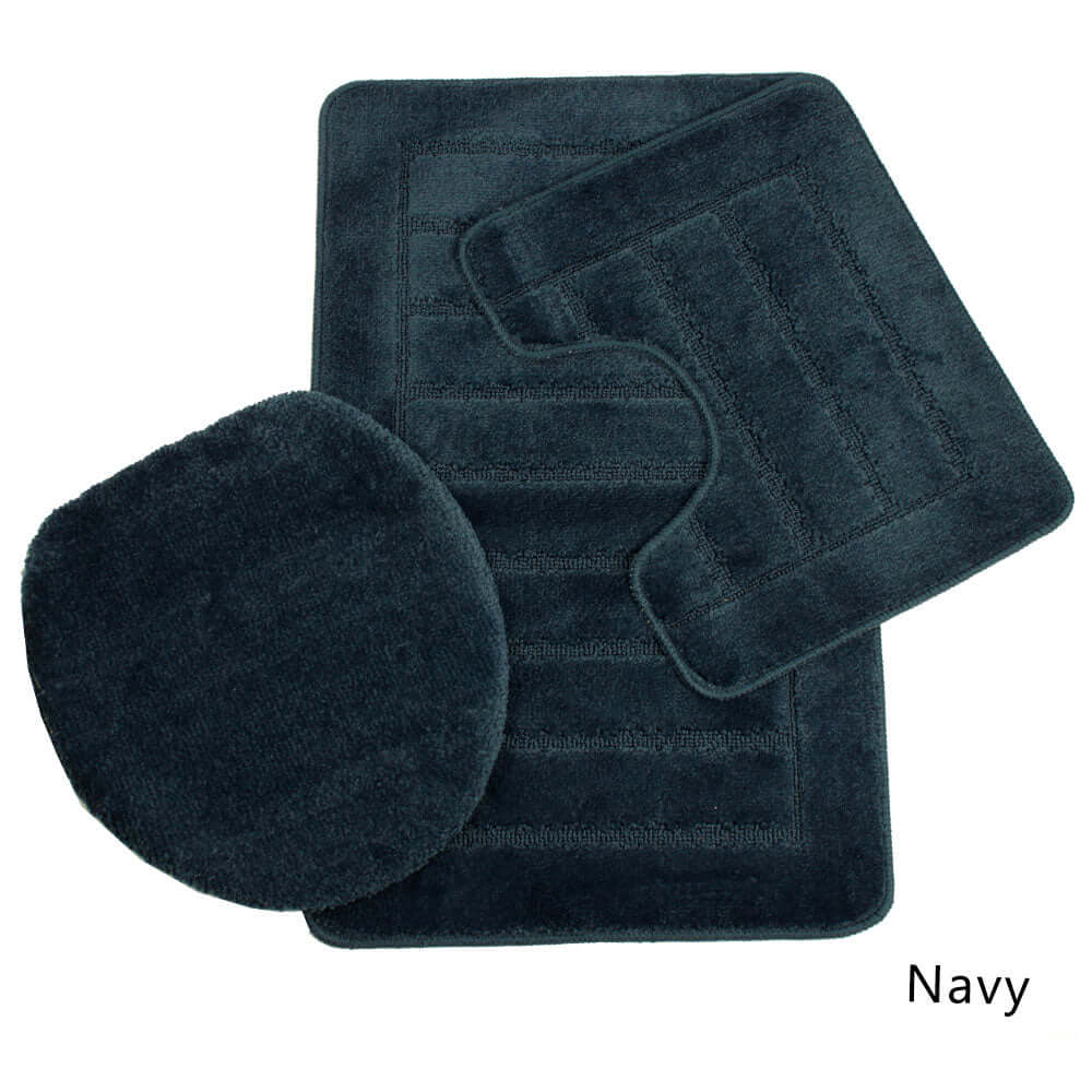 Sorrento Collection 3 Piece Bath Mat Set