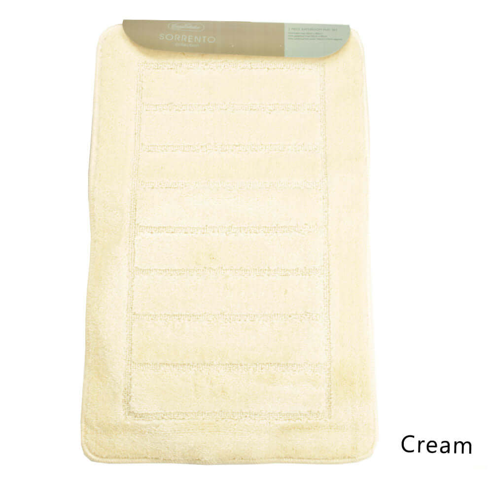 Sorrento Collection 3 Piece Bath Mat Set