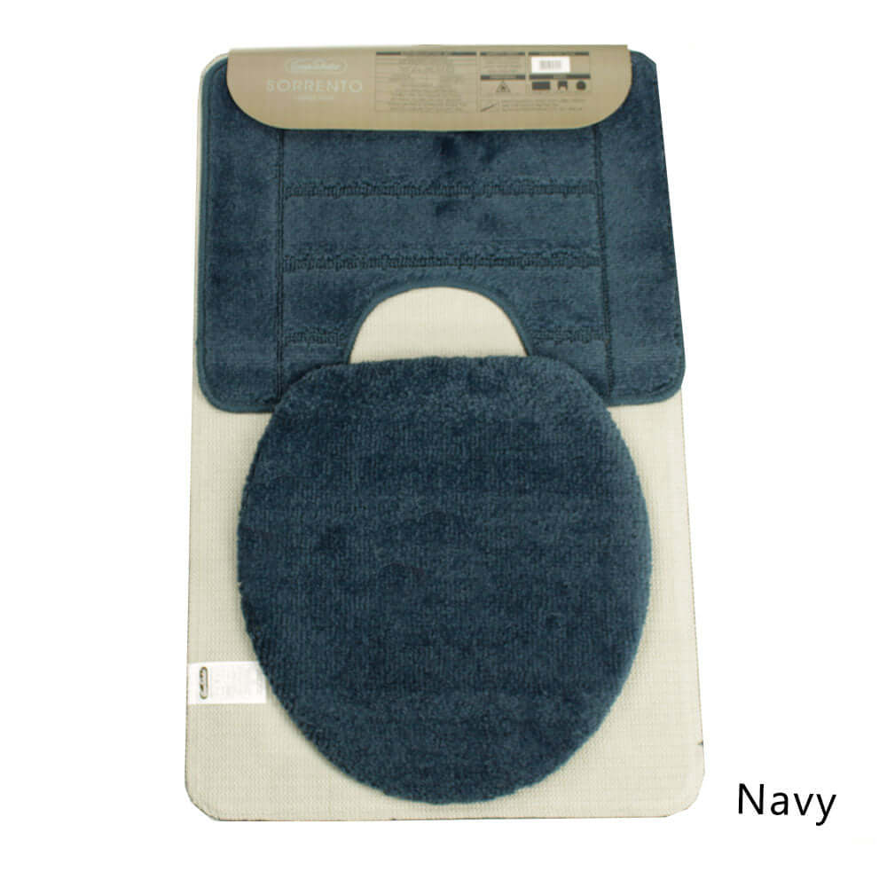 Sorrento Collection 3 Piece Bath Mat Set