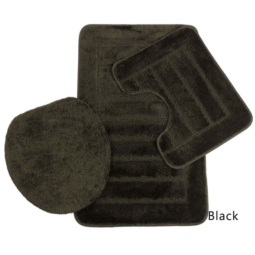 Sorrento Collection 3 Piece Bath Mat Set