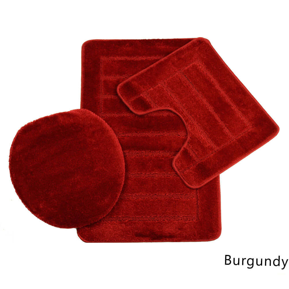 Sorrento Collection 3 Piece Bath Mat Set