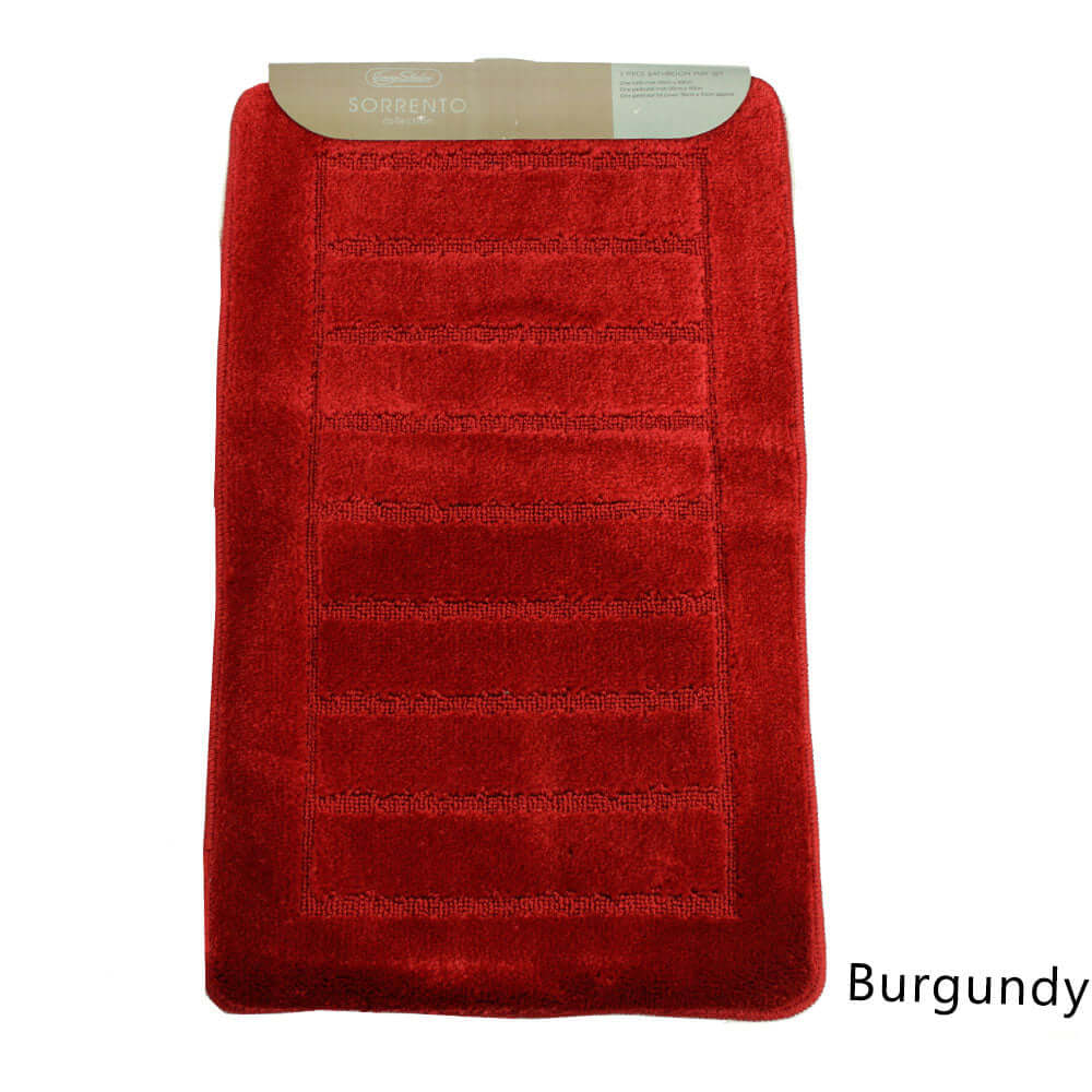 Sorrento Collection 3 Piece Bath Mat Set